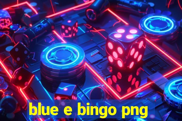 blue e bingo png