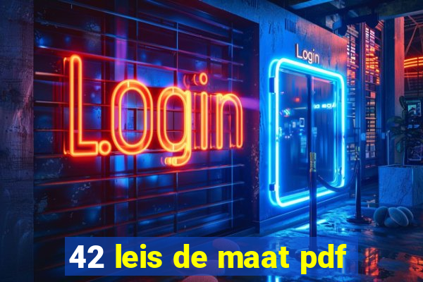 42 leis de maat pdf