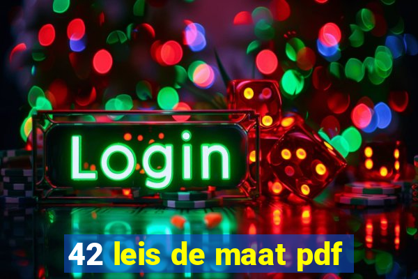 42 leis de maat pdf