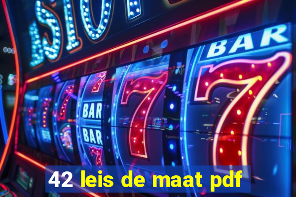 42 leis de maat pdf