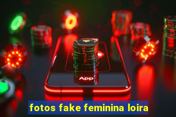 fotos fake feminina loira