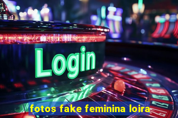 fotos fake feminina loira