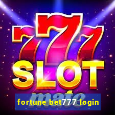 fortune bet777 login