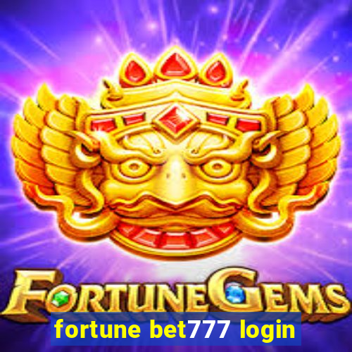 fortune bet777 login