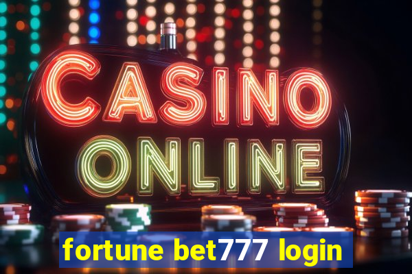 fortune bet777 login