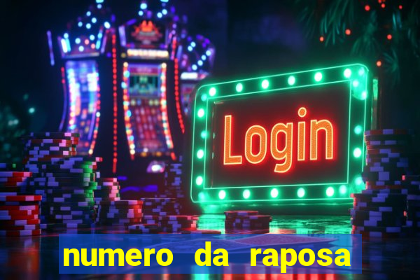 numero da raposa jogo do bicho