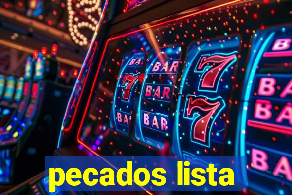 pecados lista