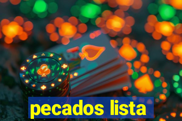 pecados lista