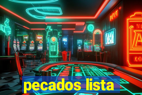 pecados lista