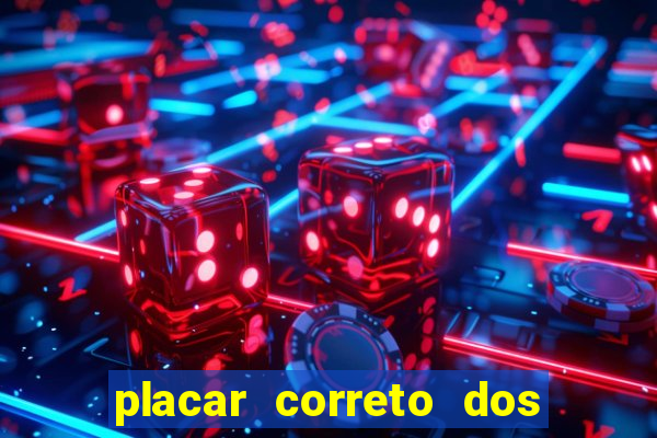 placar correto dos jogos de hoje