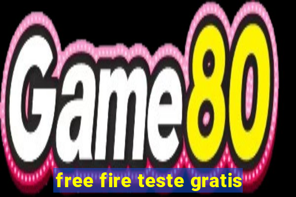 free fire teste gratis