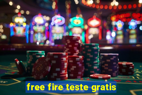 free fire teste gratis