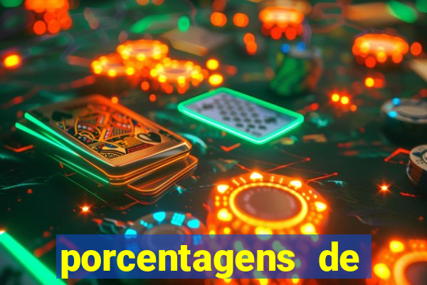 porcentagens de jogos pagantes