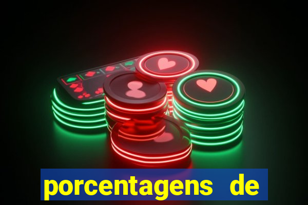 porcentagens de jogos pagantes