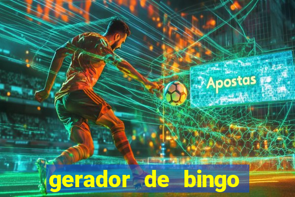 gerador de bingo de palavras