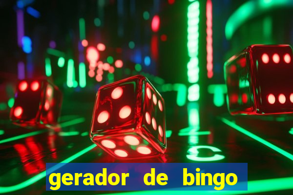 gerador de bingo de palavras