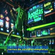 cartas de suicidio completas