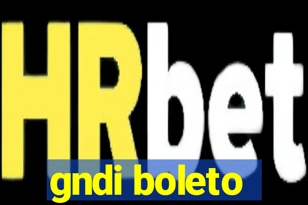 gndi boleto