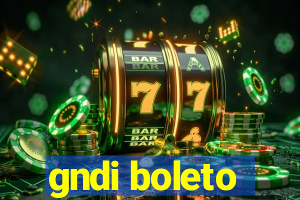 gndi boleto