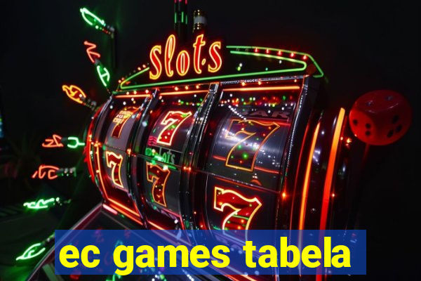 ec games tabela