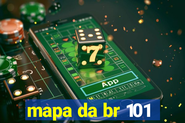 mapa da br 101