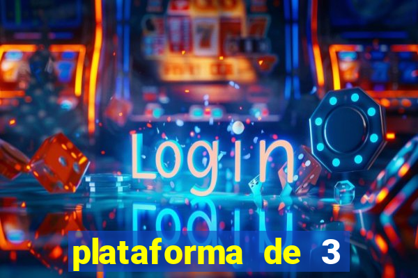 plataforma de 3 reais jogo