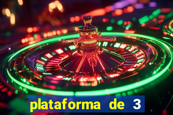 plataforma de 3 reais jogo