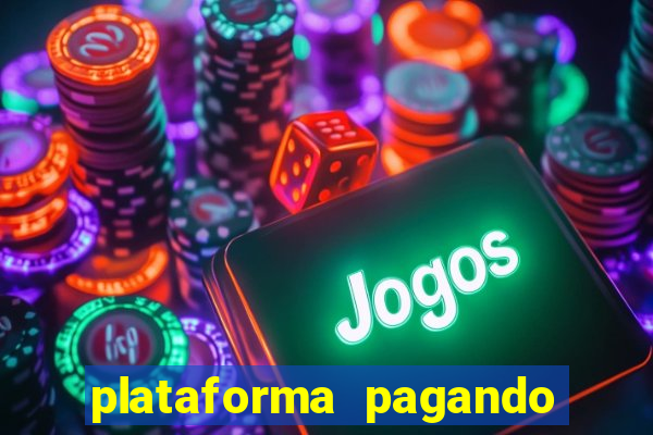 plataforma pagando bonus no cadastro