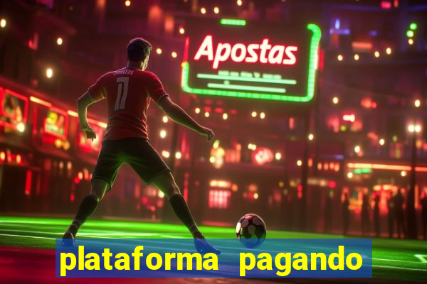 plataforma pagando bonus no cadastro