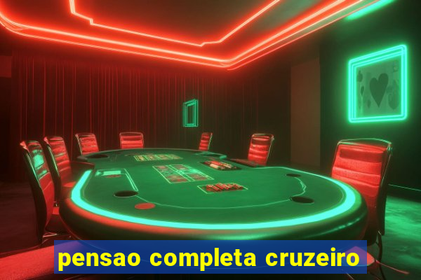 pensao completa cruzeiro