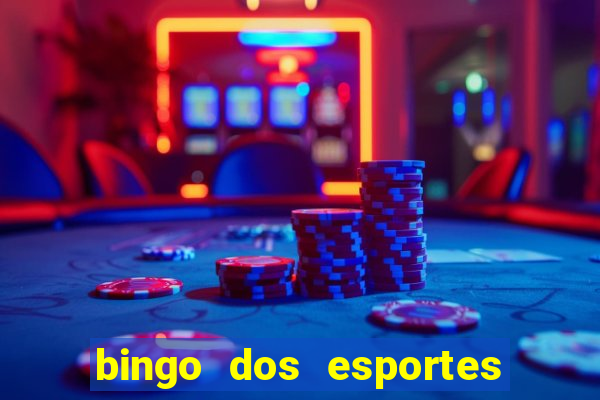 bingo dos esportes para imprimir