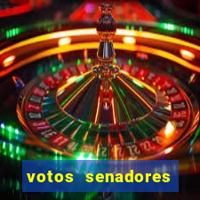 votos senadores impeachment moraes