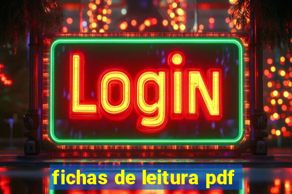 fichas de leitura pdf