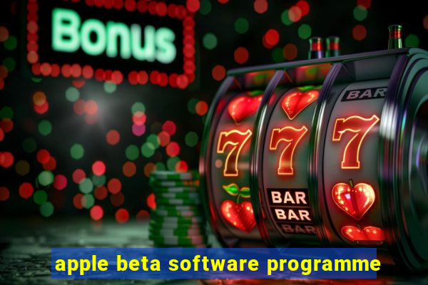 apple beta software programme