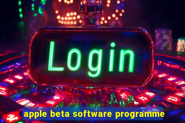 apple beta software programme