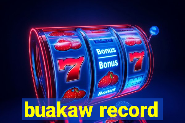 buakaw record