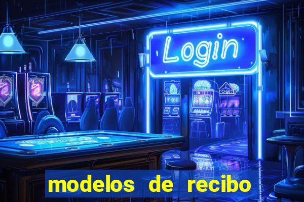 modelos de recibo de pagamento word