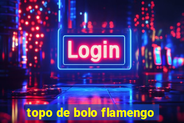 topo de bolo flamengo