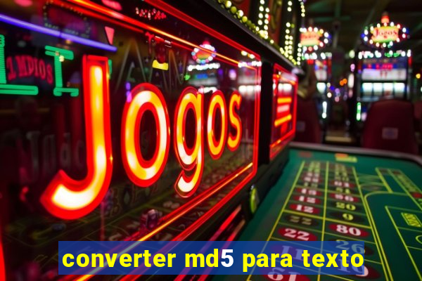 converter md5 para texto