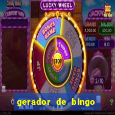 gerador de bingo cha de bebe