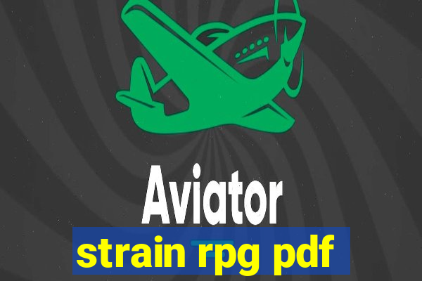 strain rpg pdf