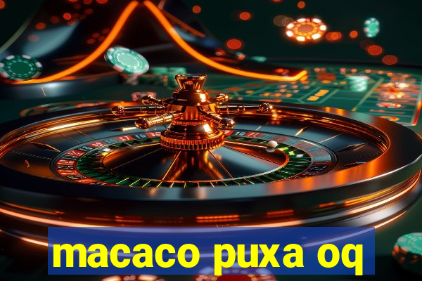 macaco puxa oq