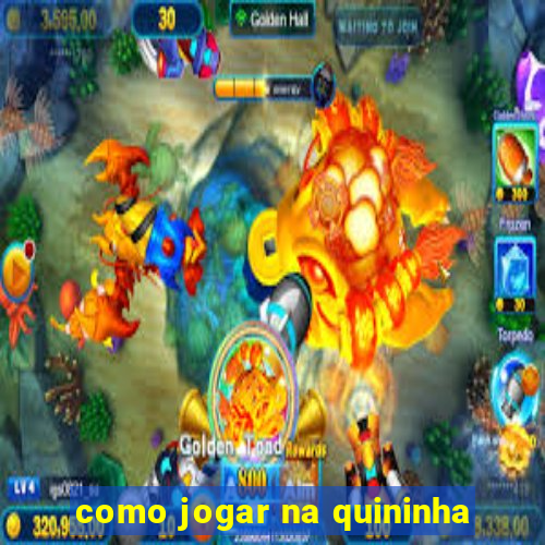 como jogar na quininha