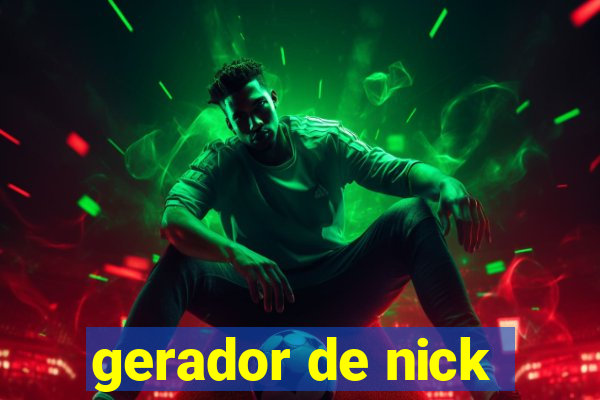 gerador de nick