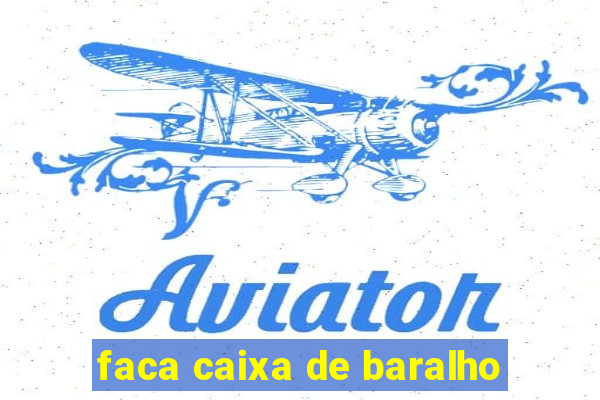 faca caixa de baralho