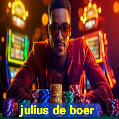 julius de boer