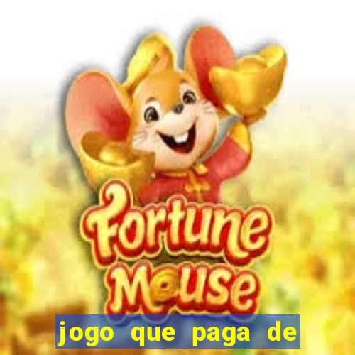 jogo que paga de verdade no pix