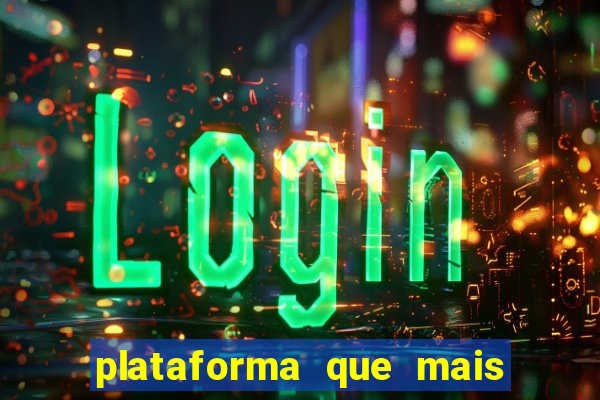 plataforma que mais paga no fortune tiger