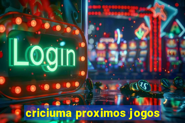 criciuma proximos jogos