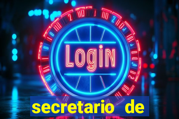 secretario de esporte salario